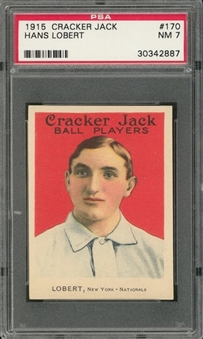 1915 Cracker Jack #170 John Lobert – PSA NM 7